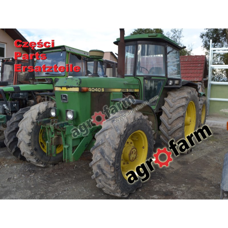 John Deere 4040S spare parts, gearbox, engine