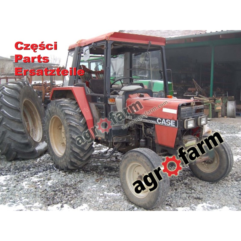 Case 633 spare parts, gearbox, engine, axle, front axle