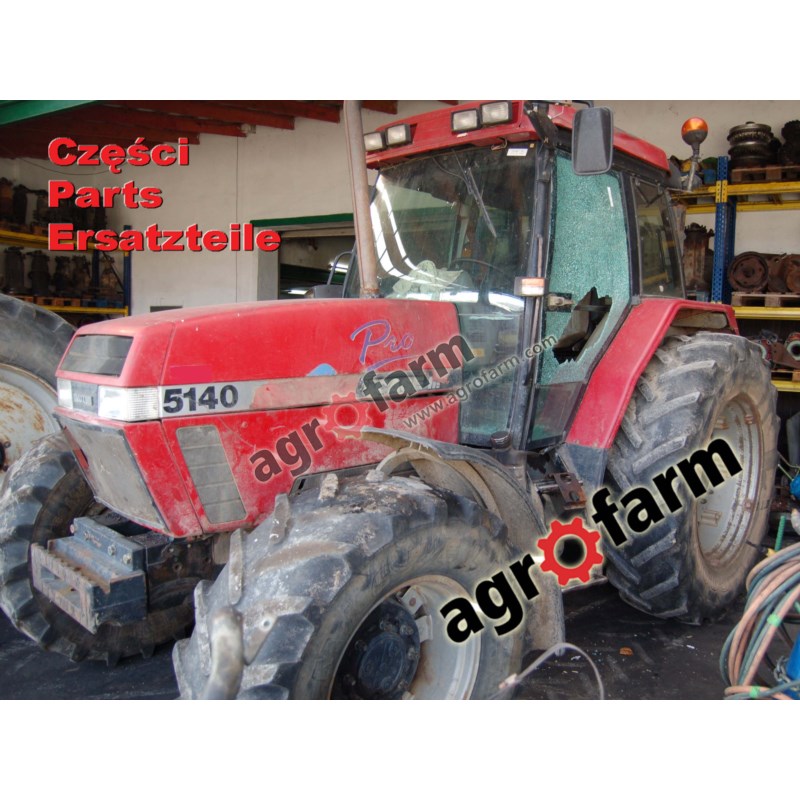 Case 5140 spare parts, engine, gearbox, front axle, shaft