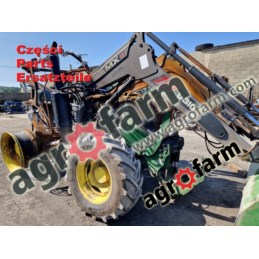 John Deere 6105MC części, skrzynia biegów, silnik