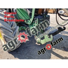 John Deere 6105MC części, skrzynia biegów, silnik