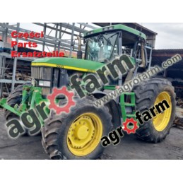 John Deere 7710 części, skrzynia most silnik wał