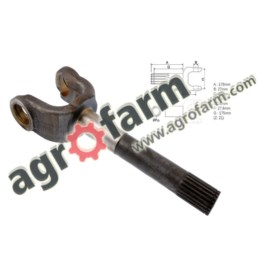 SHORT SHAFT FWD JOHN DEERE, CNH, FENDT, DEUTZ