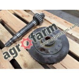 bevel gear + REAR WHEEL, JOHN 9x43, USED