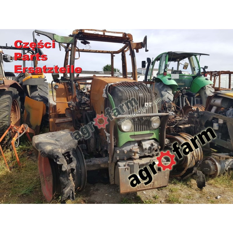Fendt 412 Vario części, skrzynia biegów, most, oś