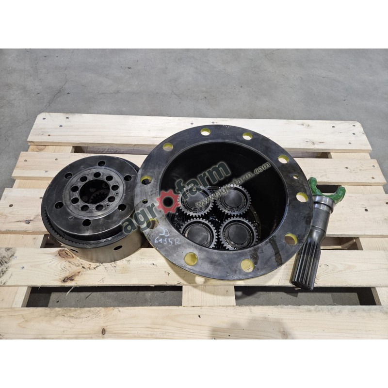 Układ planetarny FWD John Deere 6195R, 6155M