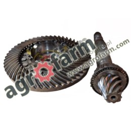 bevel gear + REAR WHEEL, JOHN 9x52, USED