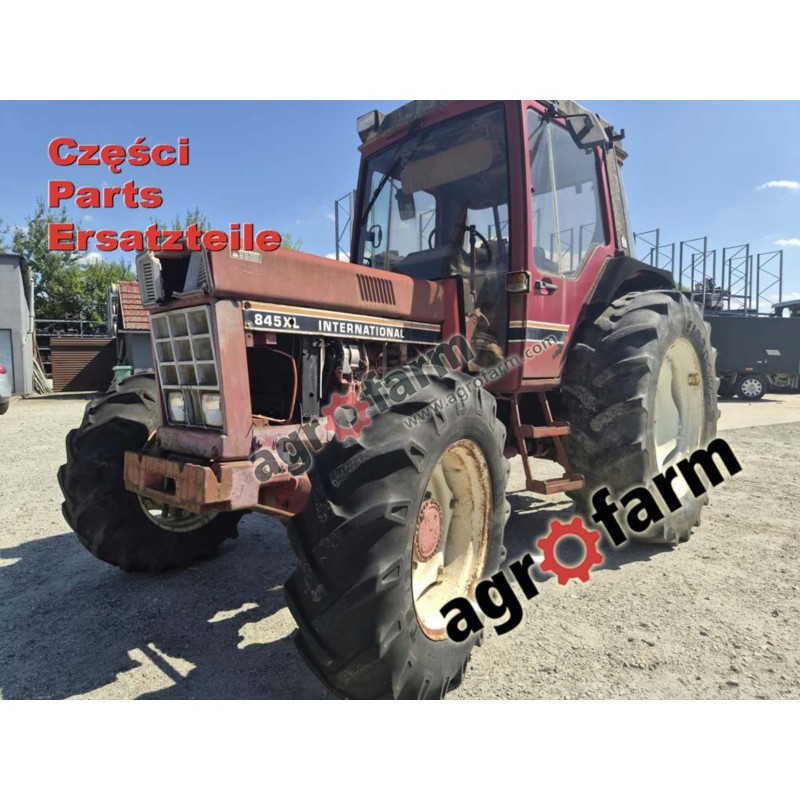 Case 845 xl części, skrzynia biegów, silnik, most