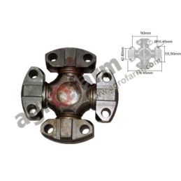 DEUTZ JOINT CROSS BOLTED