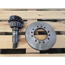 bevel gear + crown wheel 17X36 JD, 2060