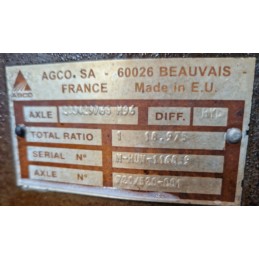 Most przedni Massey Ferguson 5445 720/520