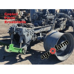 John Deere 6195R gearbox axle engine shaft block front axle