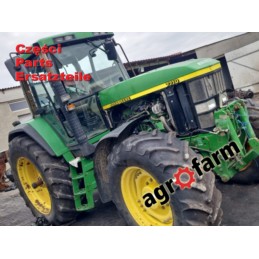 John Deere 7710 części, skrzynia most silnik wał