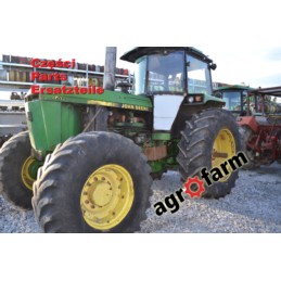 John Deere 4455 części, skrzynia biegów, silnik