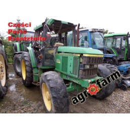 John Deere 6110, części, silnik, skrzynia biegów