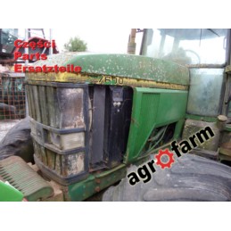 John Deere 7600 części,  skrzynia biegów, silnik