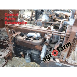 Case 595 części, skrzynia biegów, silnik