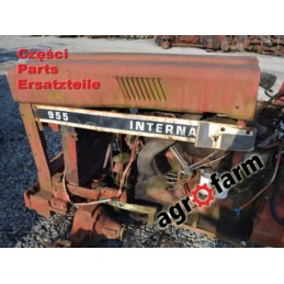 Case 955 części, skrzynia biegów, silnik