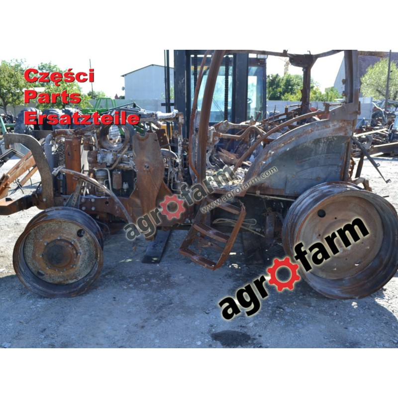 Case MXU 135 części, silnik, skrzynia biegów, oś