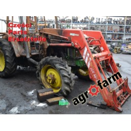 John Deere 6100 części, silnik, skrzynia biegów