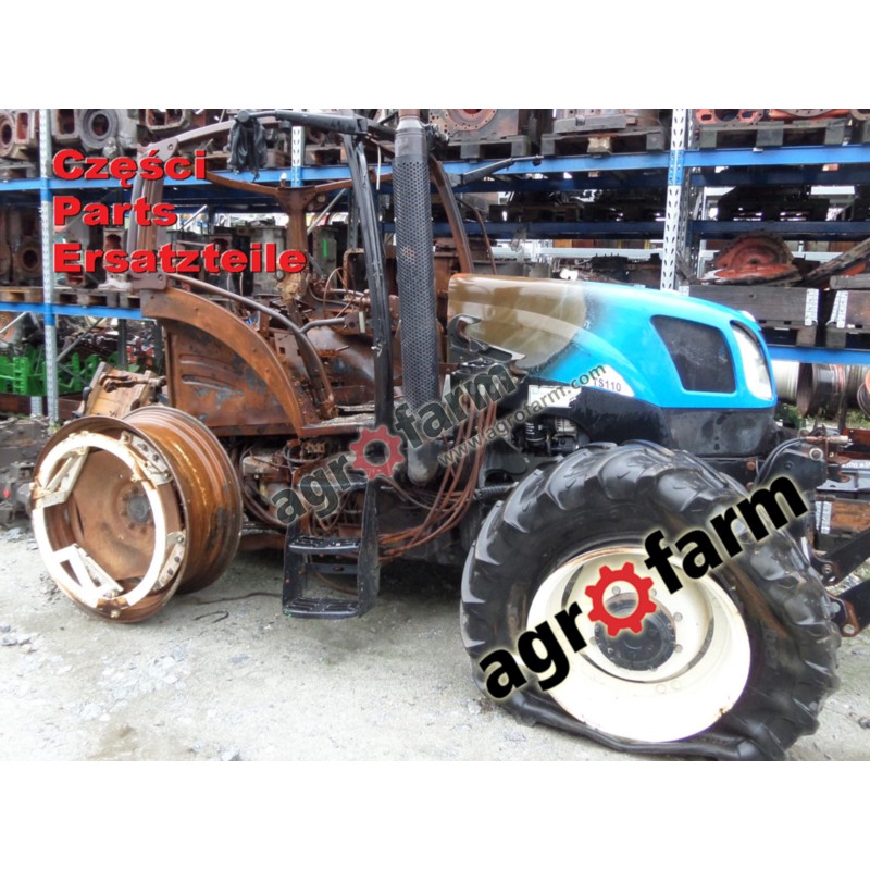 New Holland TS100A części, skrzynia biegów, oś