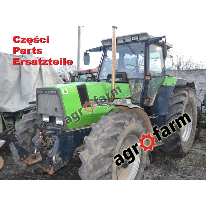 Deutz Agrostar 6.61 części, skrzynia biegów, oś
