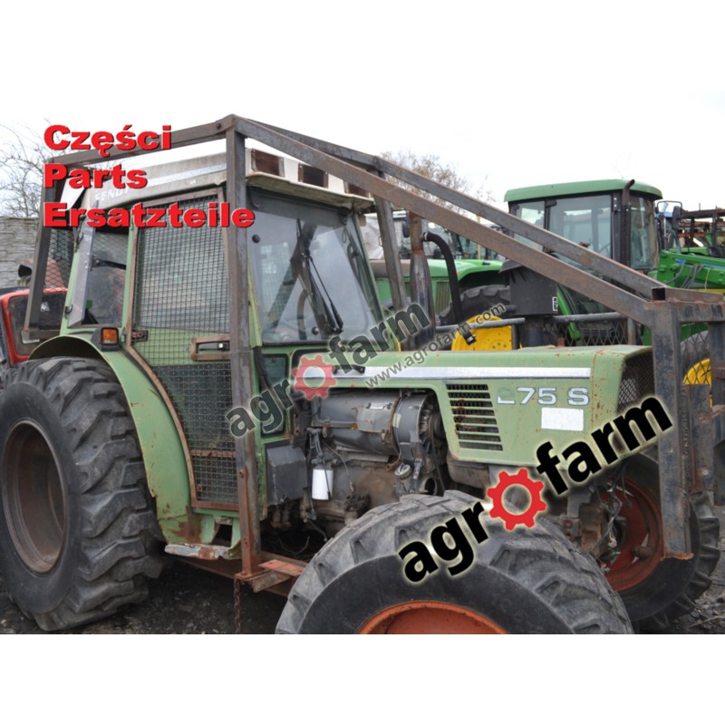 Fendt 275 S części, skrzynia biegów, most przedni