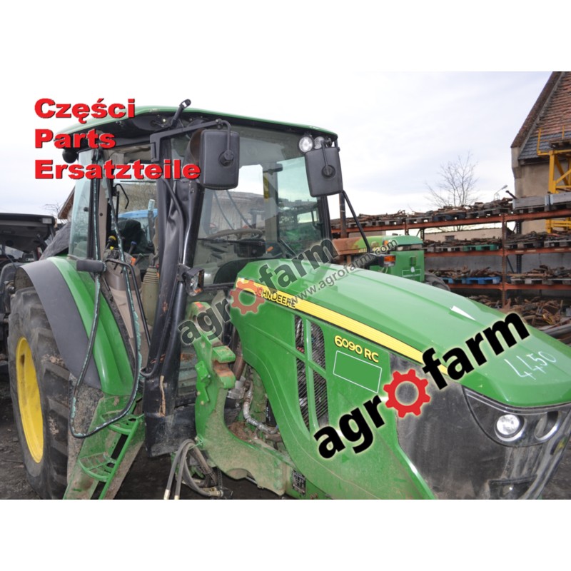 John Deere 6090RC części,  skrzynia biegów, silnik