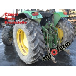 John Deere 6610 części,  skrzynia biegów, silnik