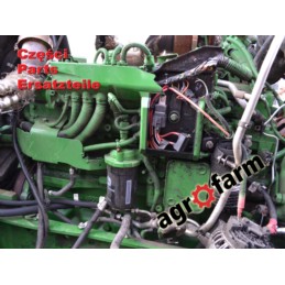 John Deere 6155M części, silnik, skrzynia biegów
