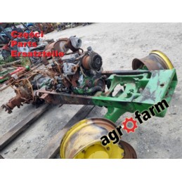 John Deere 5100M części, silnik, skrzynia biegów