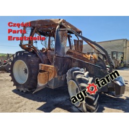 Valtra N174S części, skrzynia biegów, most przedni