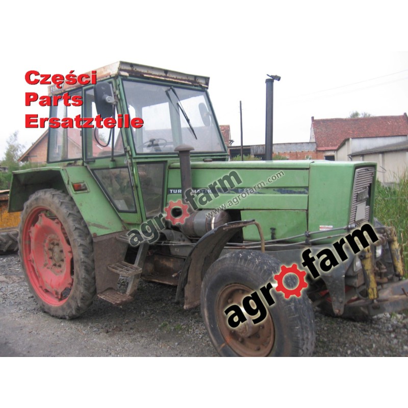 Fendt 612 silnik, części skrzynia biegów, zwolnica