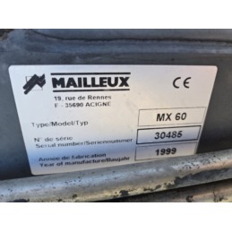Front loader Mailleux MX 60