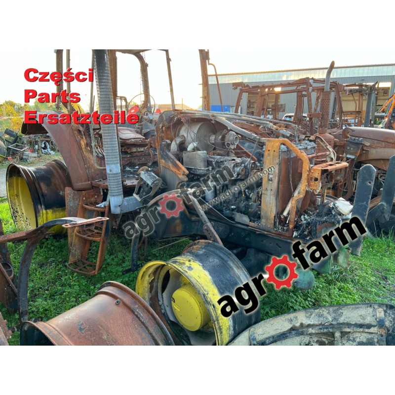 John Deere 6930, części, silnik, skrzynia biegów