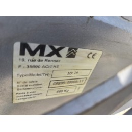 MX T8 front loader