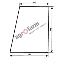 RH, LH DOOR GLASS FENDT