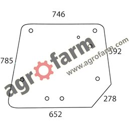 SZYBA TYLNA MASSEY FERGUSON 4000