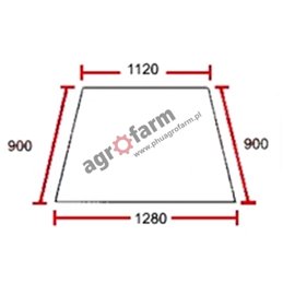 PARE-BRISE MASSEY FERGUSON 6000, 8000