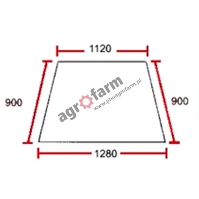 SZYBA PRZEDNIA MASSEY FERGUSON 6000, 8000