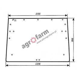 LUNETTE ARRIERE RENAULT 14, 54