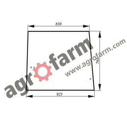 VITRE LATÉRALE SG2 40.50.55 JOHN DEERE