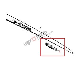 NAKLEJKA 6090RC JOHN DEERE ORYGINAŁ